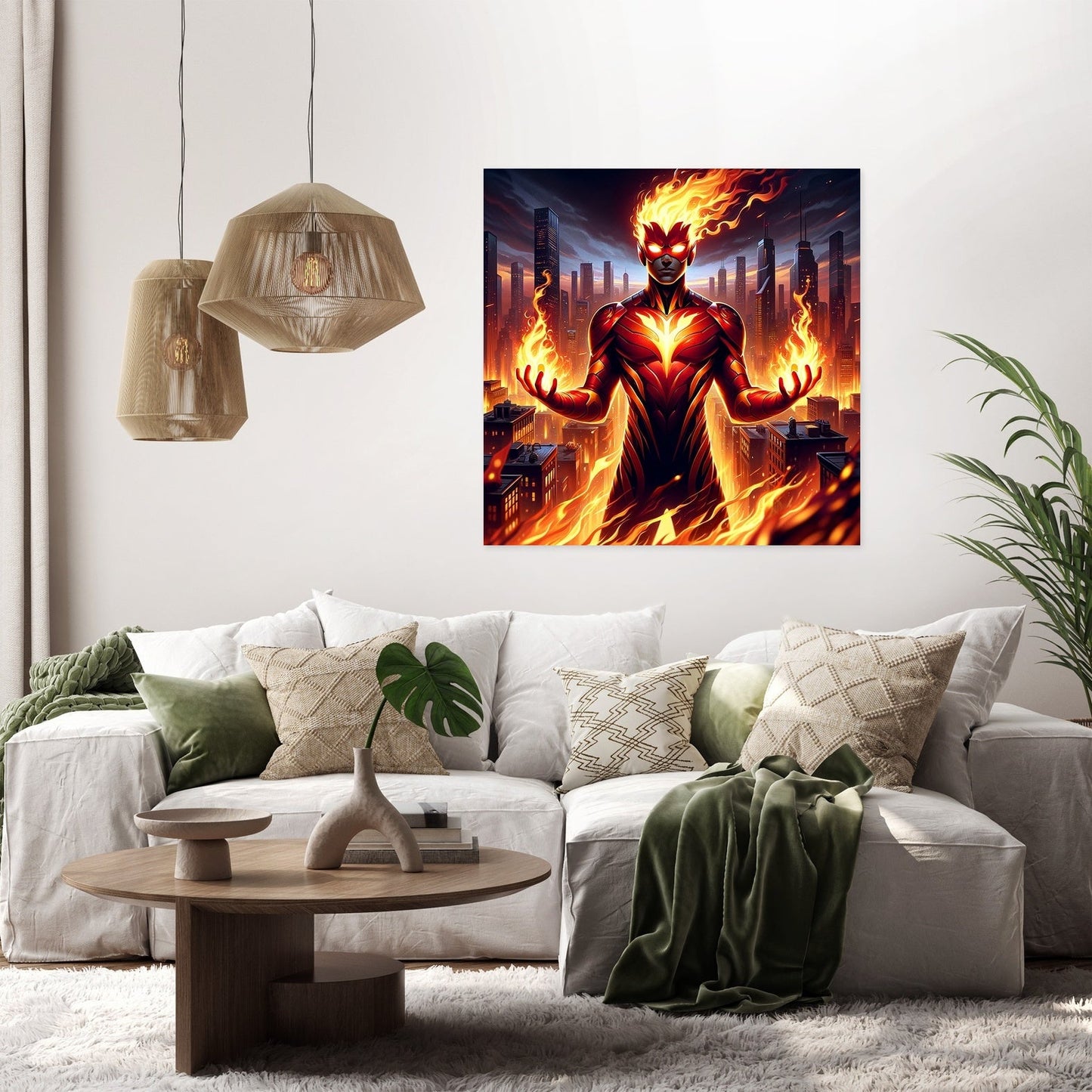 Blaze Guardian Canvas