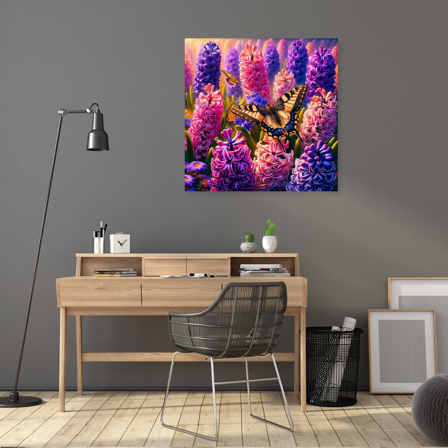 Spring Hyacinth Harmony Canvas