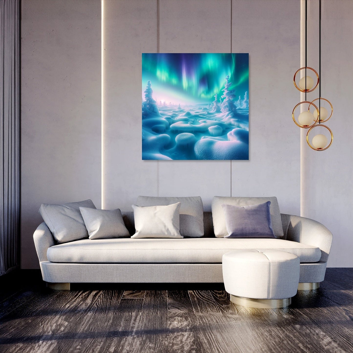 Aurora Whisper Canvas