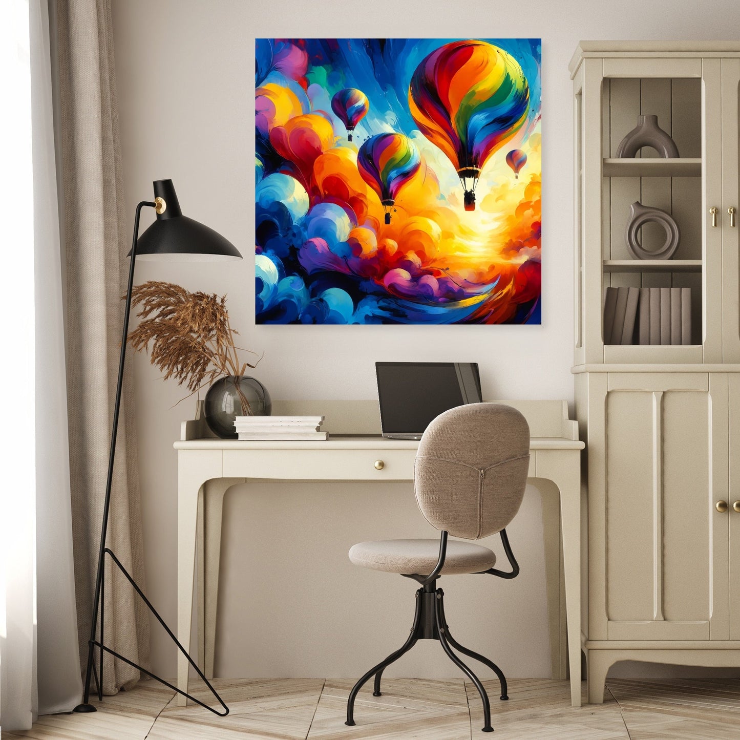 Abstract Horizons Canvas