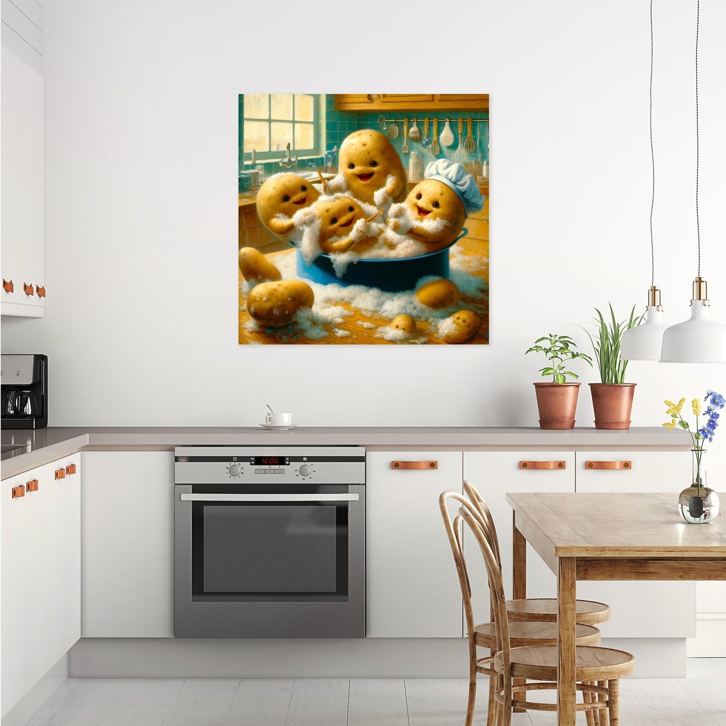 Potato Pot Party Canvas