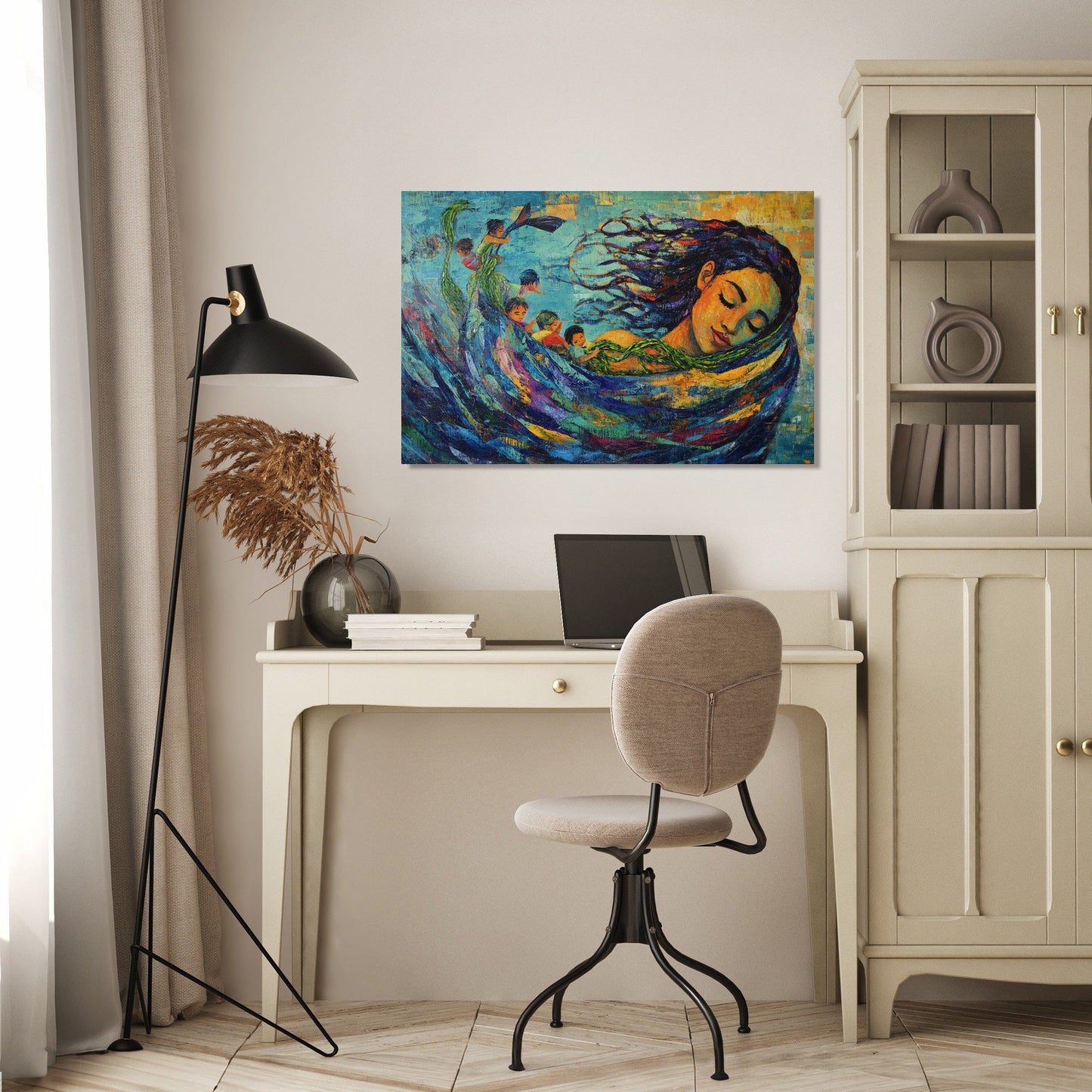 Sea Mother Vibrance Canvas