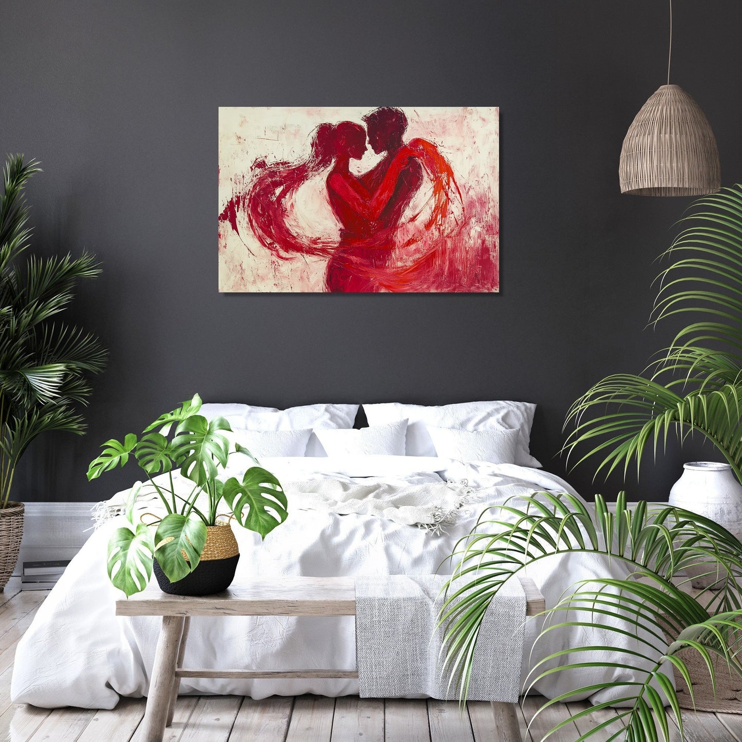 Interwoven Hearts Canvas