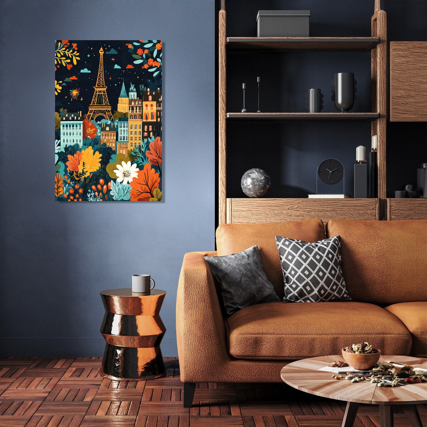 French Floral Festival Canvas