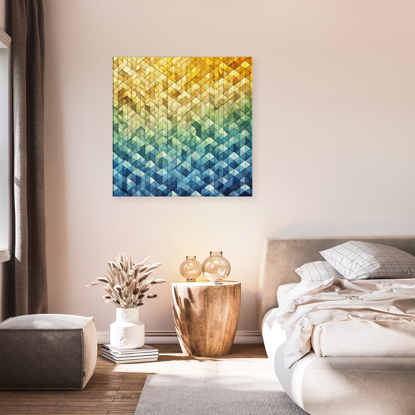 Gradient Mosaic Canvas