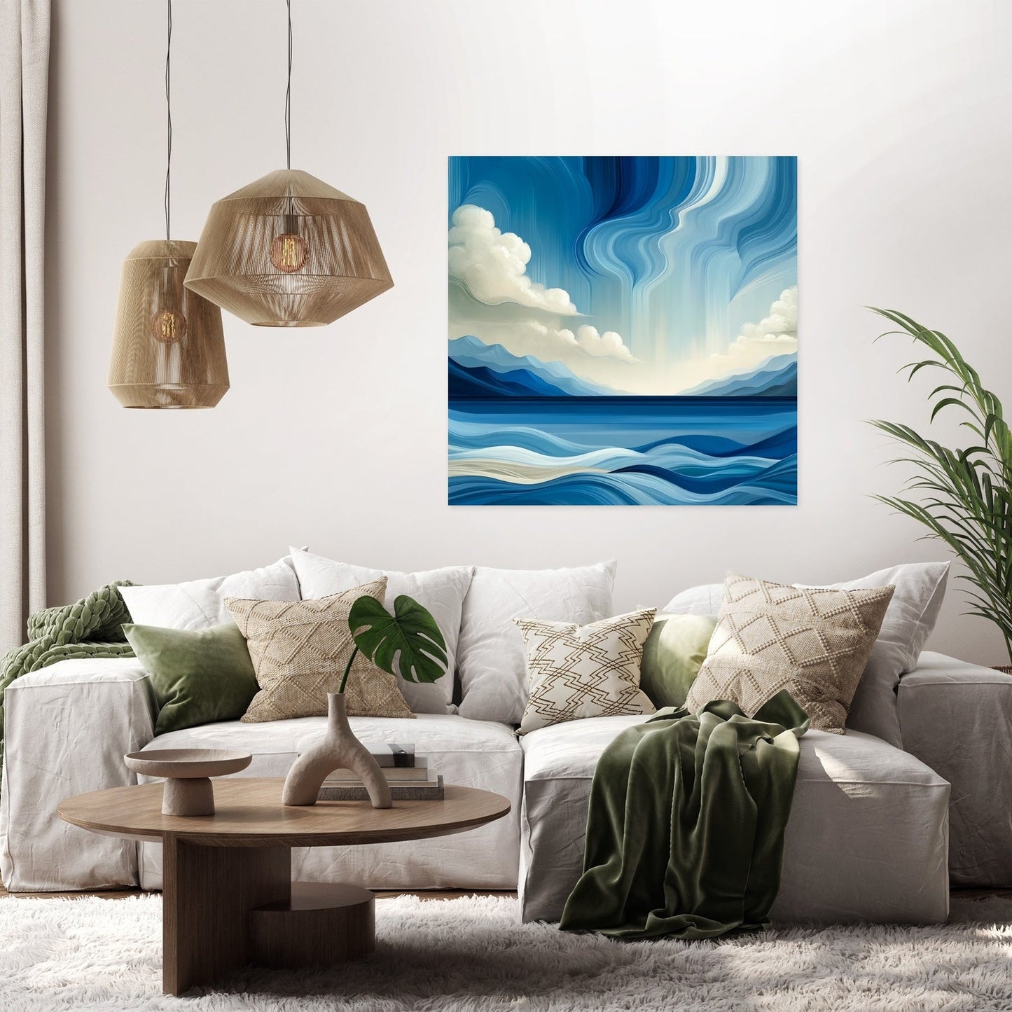 Azure Depths Canvas
