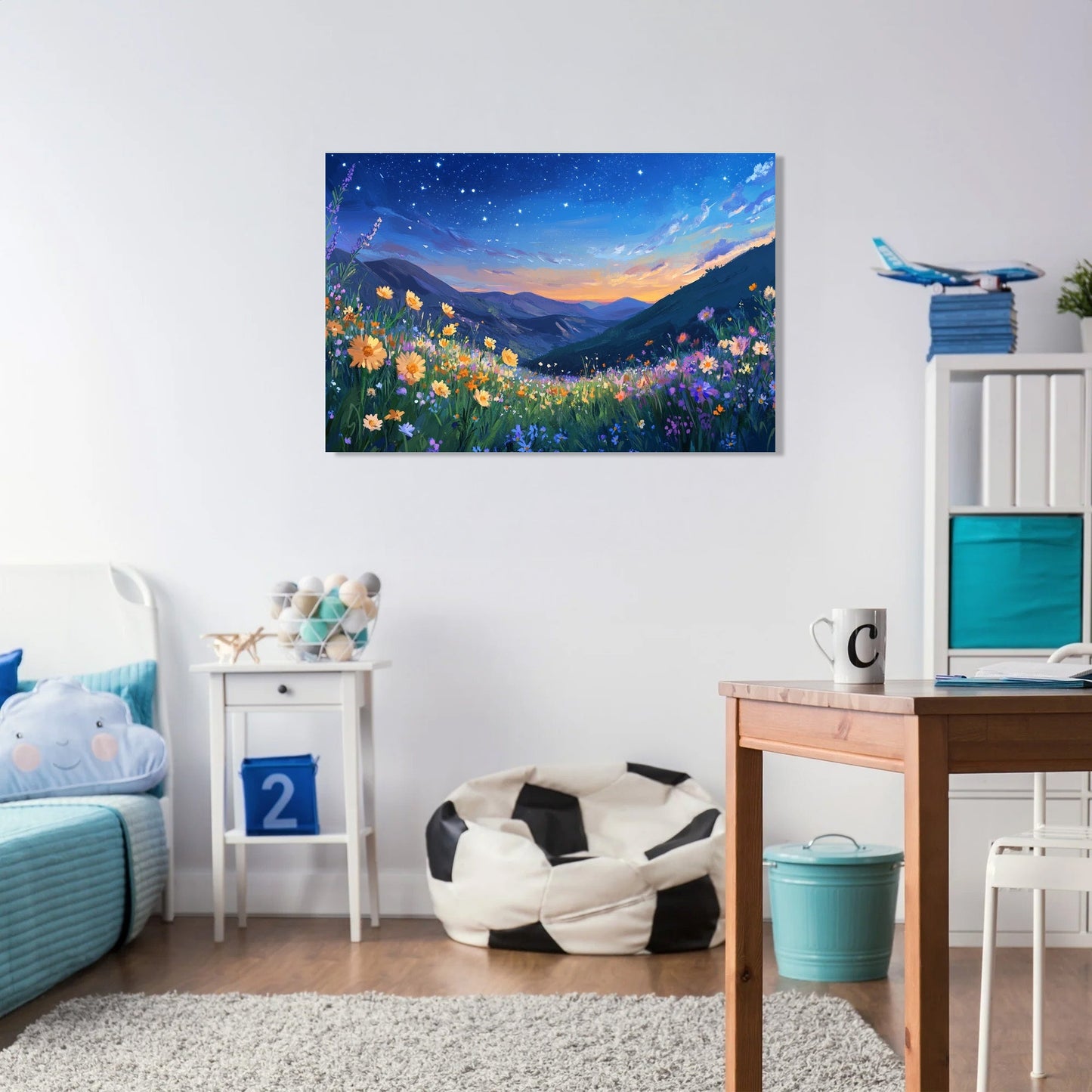 Starry Meadow Dreams Canvas