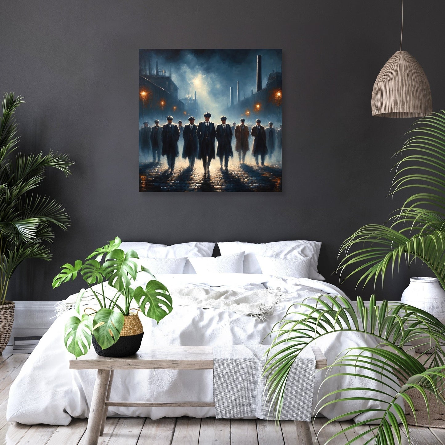 Moonlit Walk Canvas