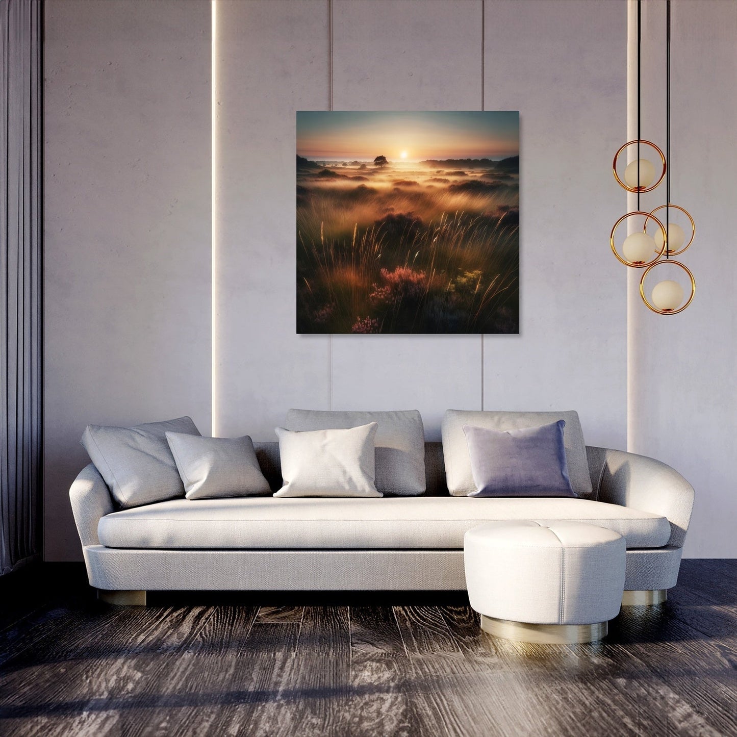Golden Meadow Canvas