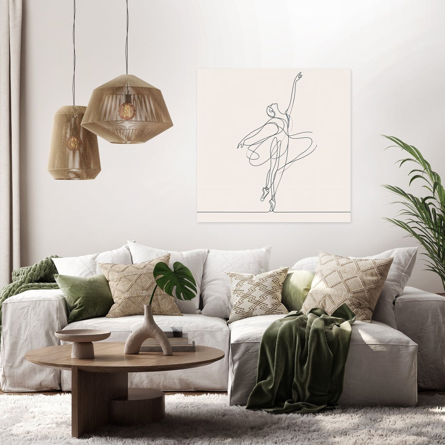 Graceful Dancer Canvas