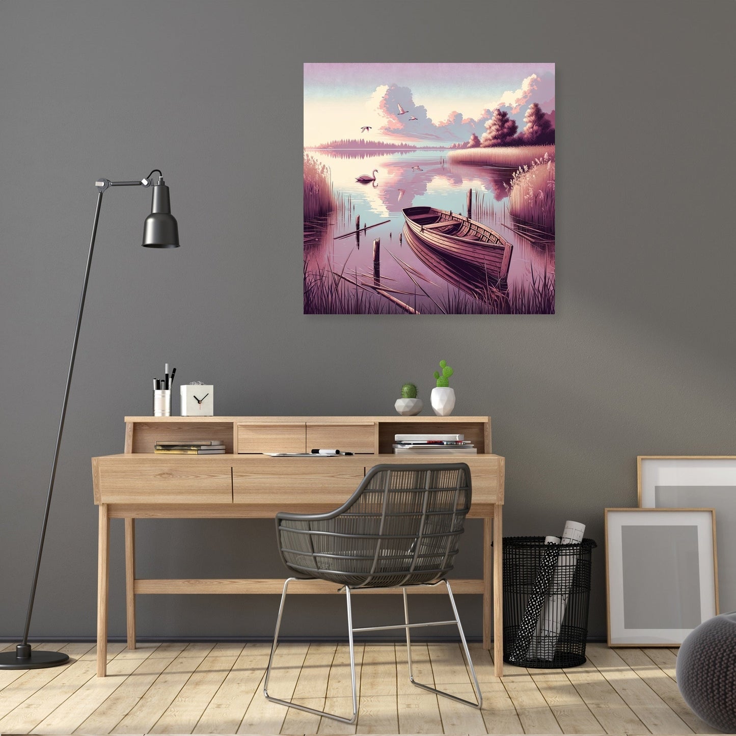 Tranquil Lake Reflections Canvas