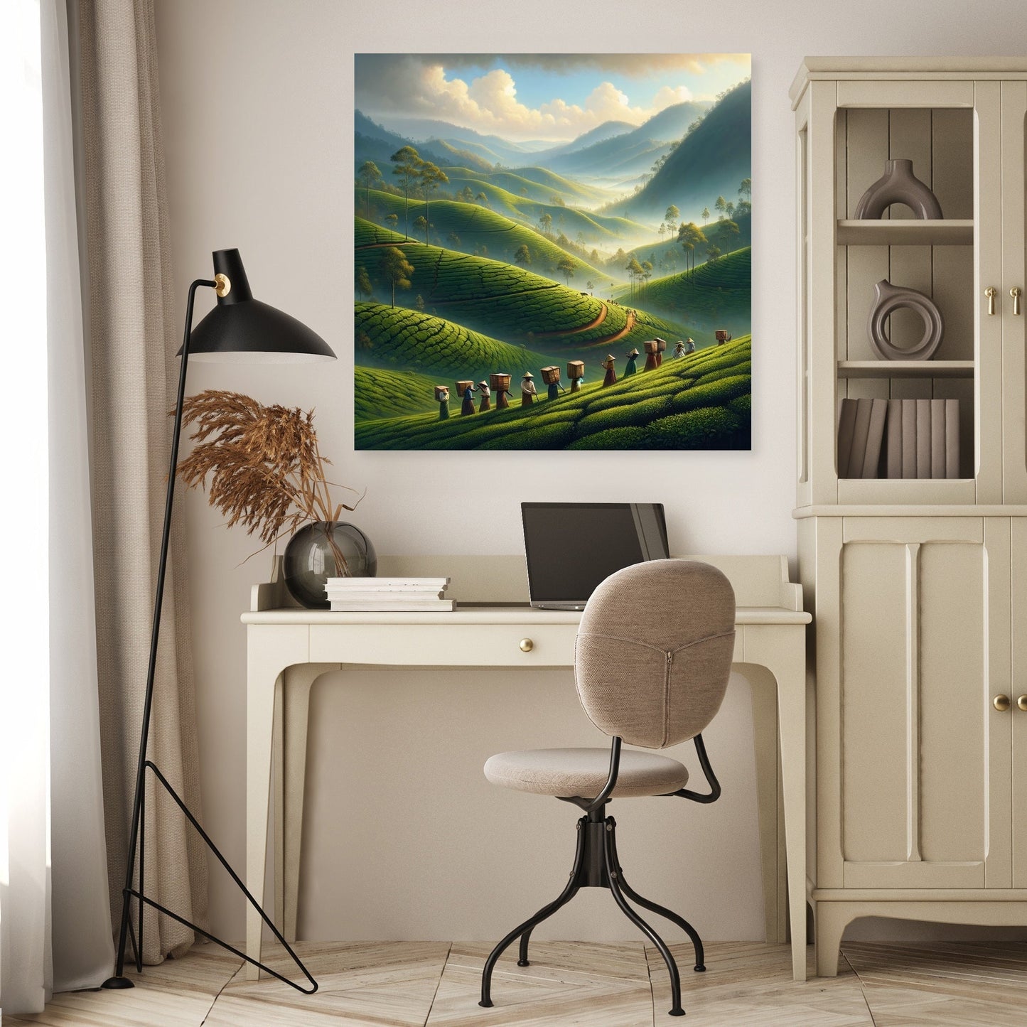 Serenity in Tea Country Canvas
