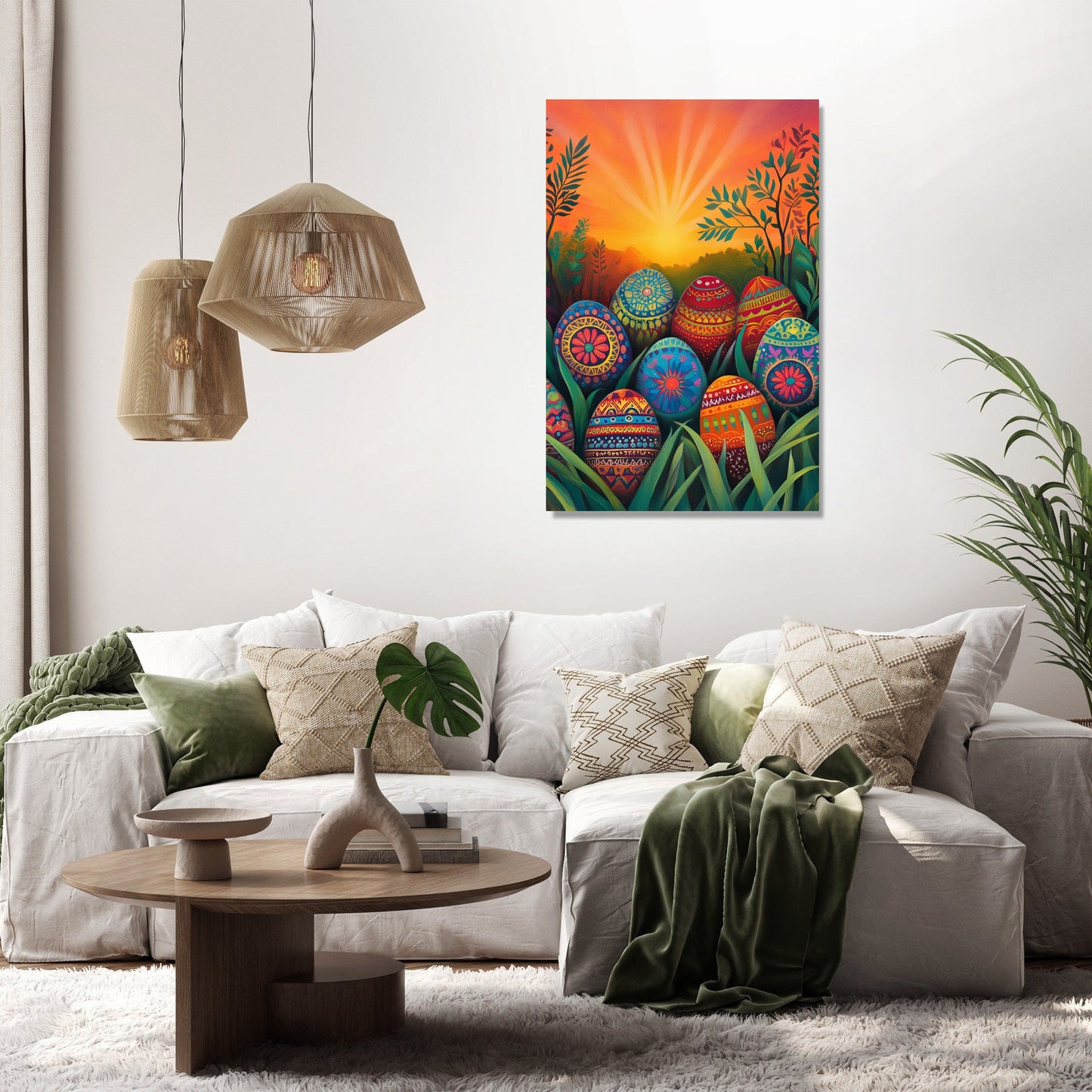 Sunrise Egg Canvas