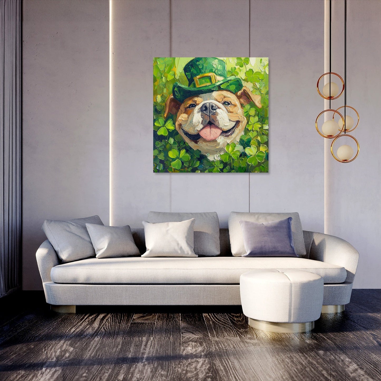 Bulldog's Lucky Canvas