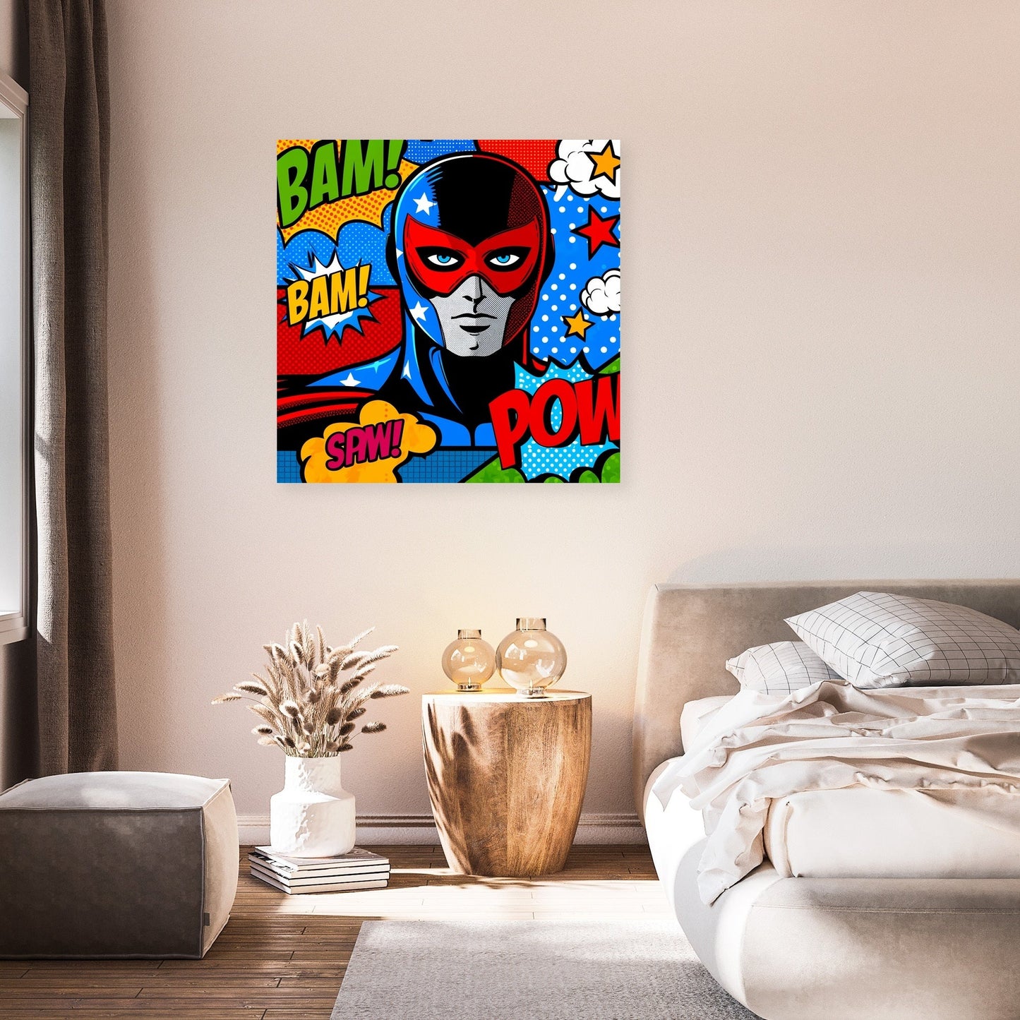 Heroic Action Canvas