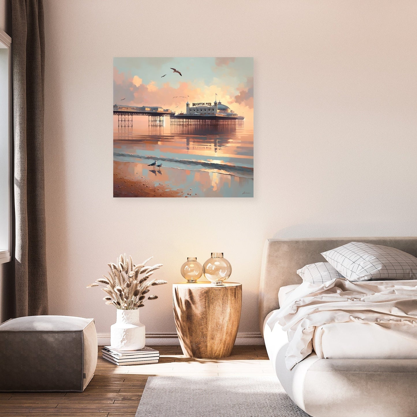 Brighton Pier Tranquil Morning Canvas