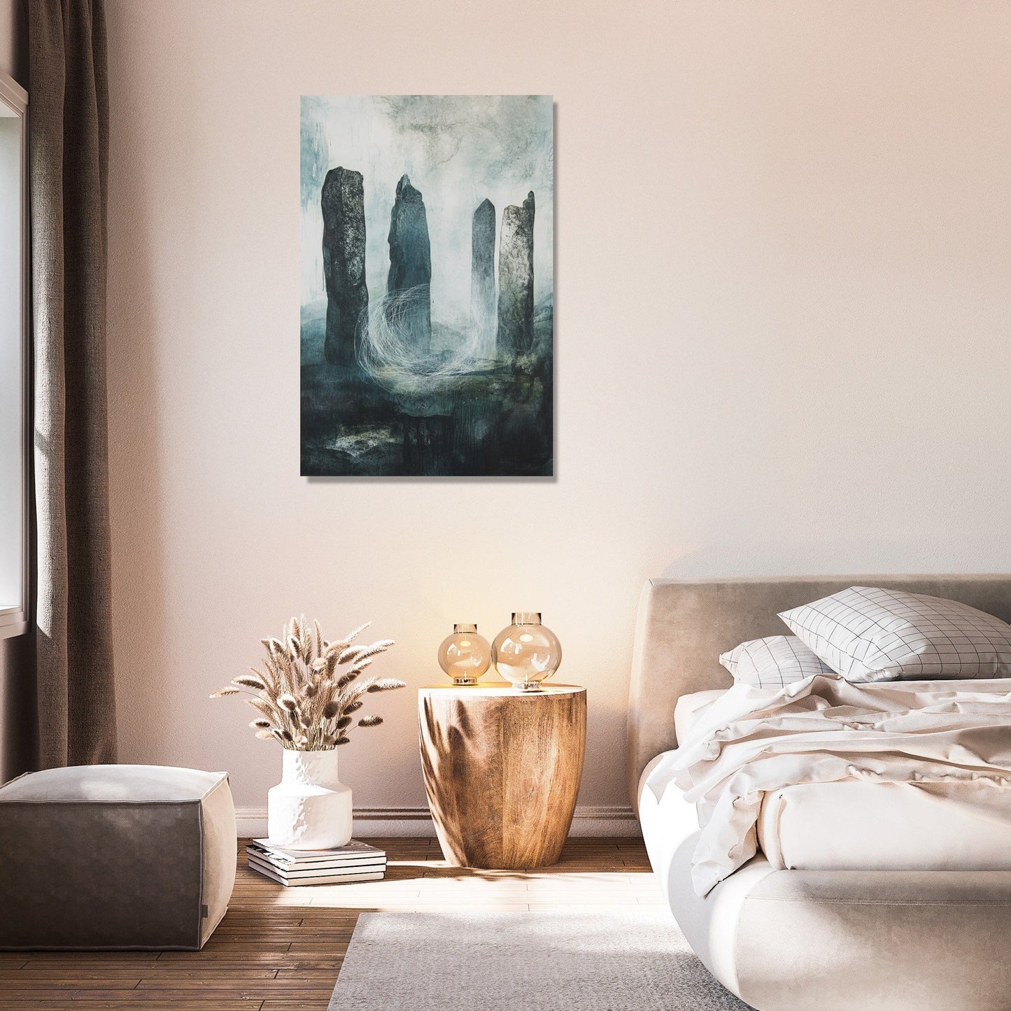Celestial Stone Circle Canvas