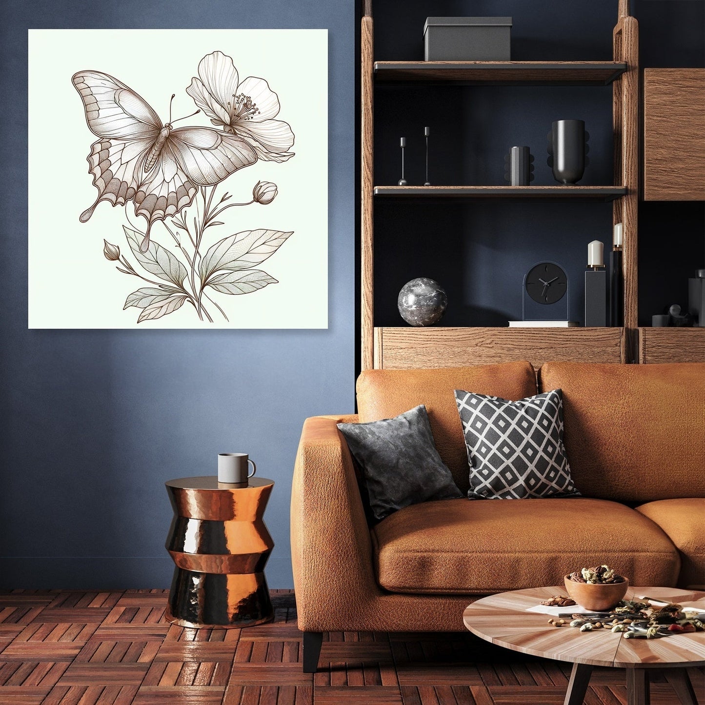 Butterfly Elegance Canvas