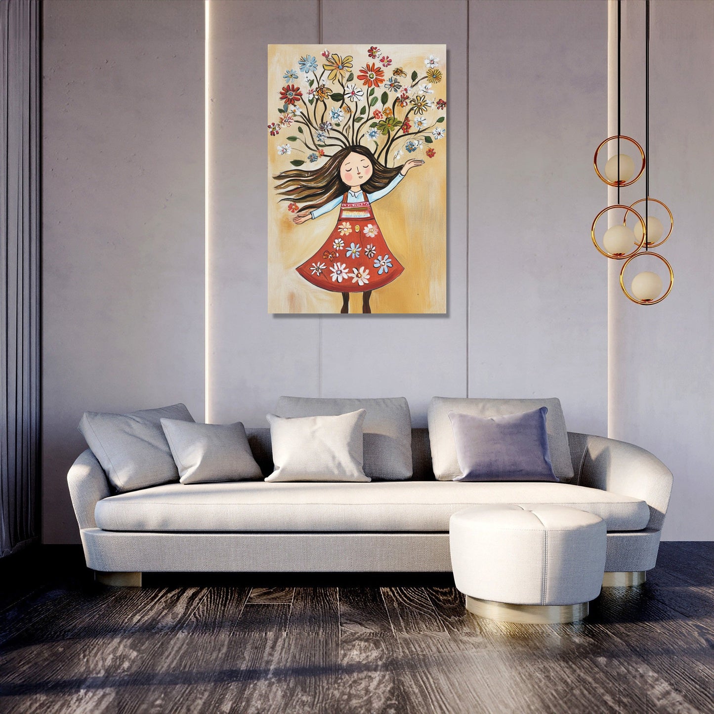 Bealtaine Blossom Canvas