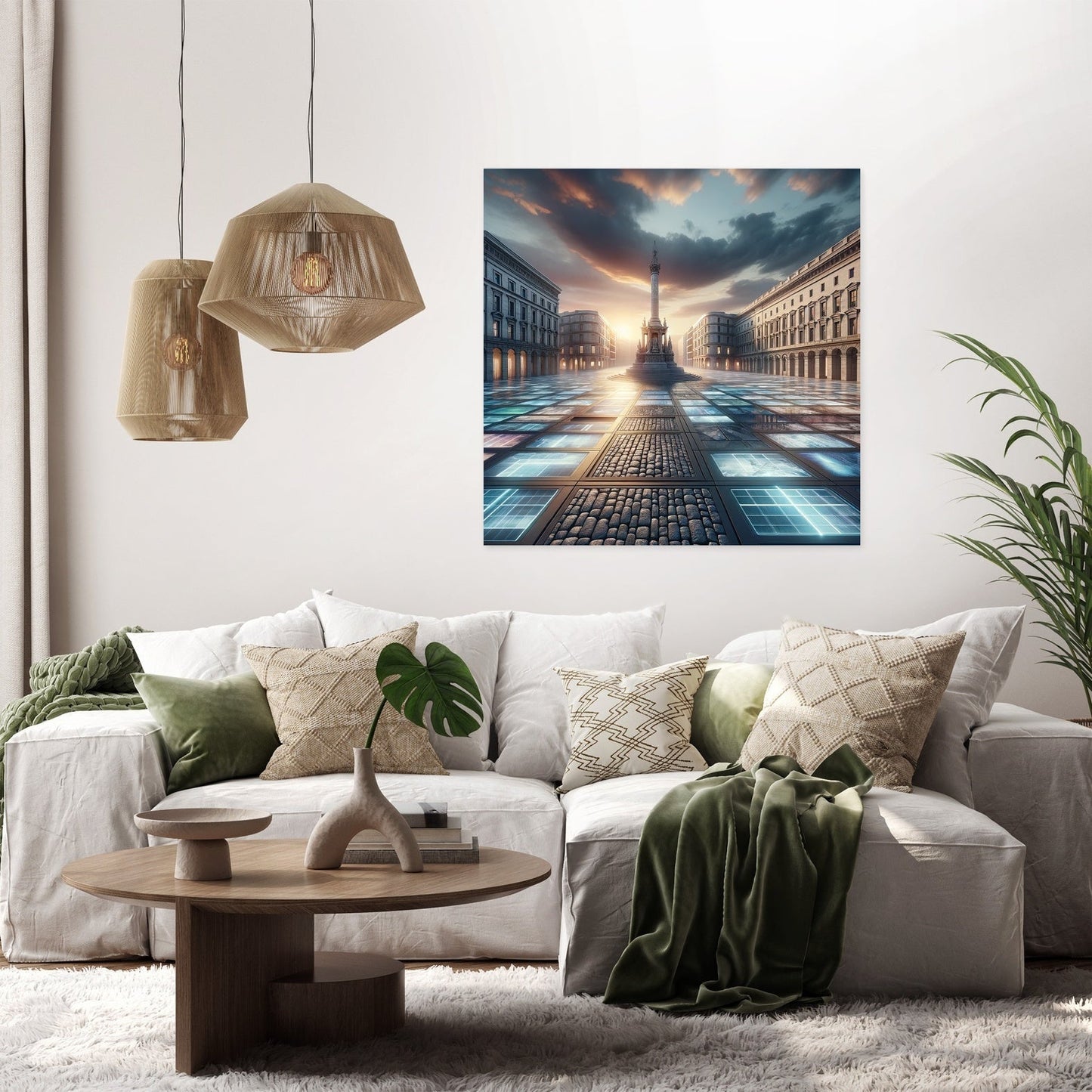 Plaza of Ages Canvas