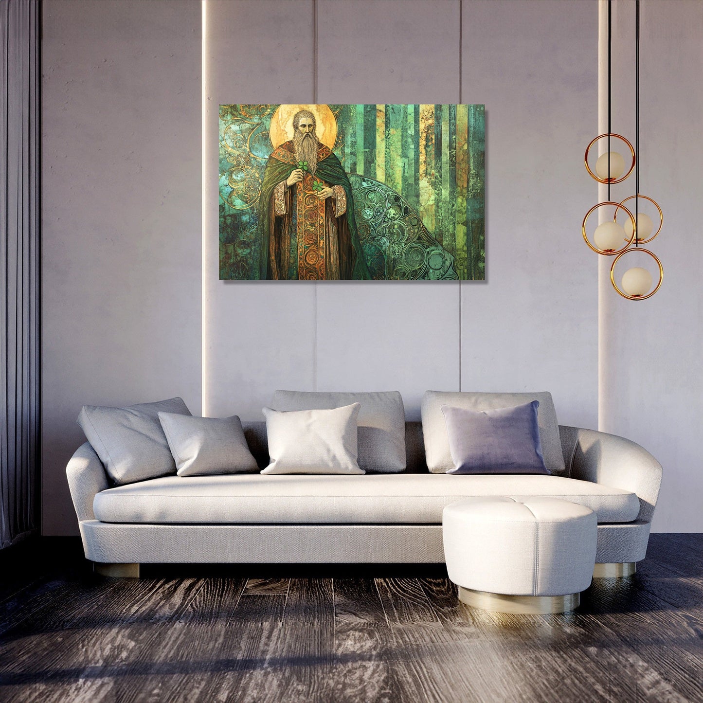 Saint Patrick’s Shamrock Canvas