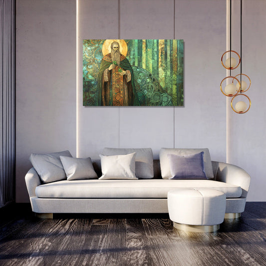 Saint Patrick’s Shamrock Canvas