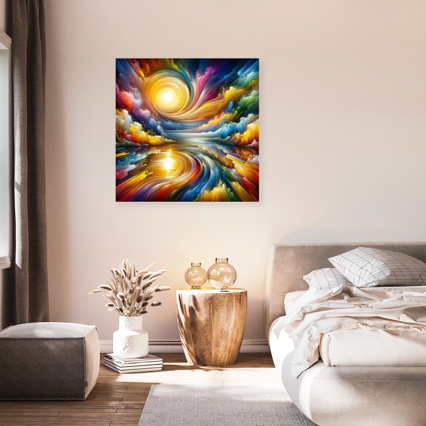 Prismatic Reflections Canvas