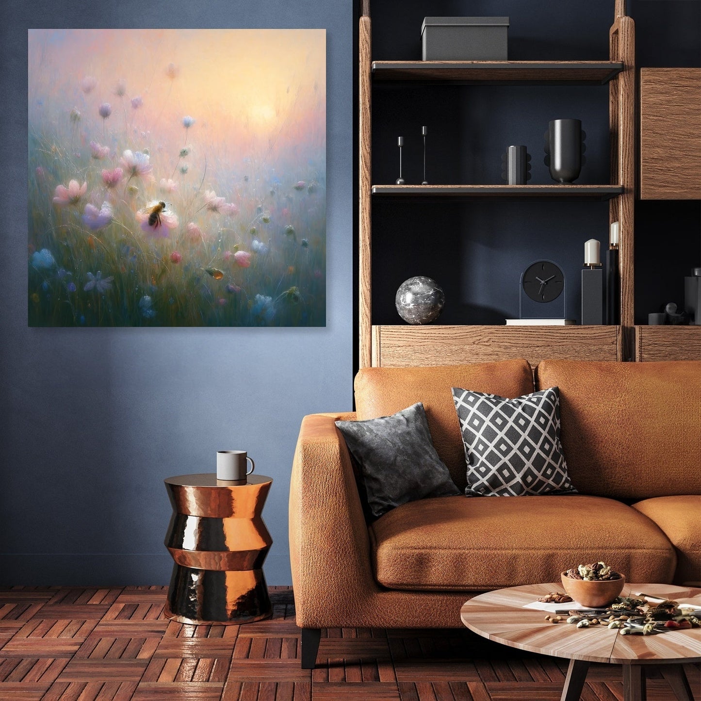 Whispers of the Meadow Bee Canvas