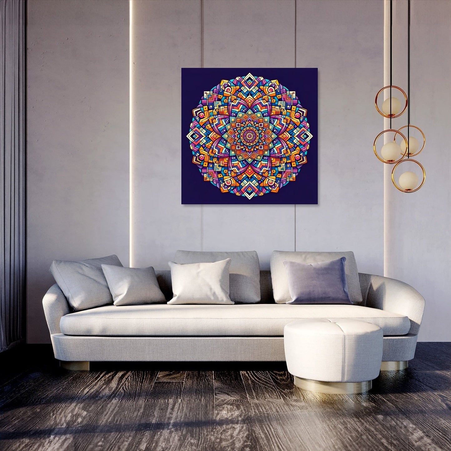 Vibrant Precision Canvas