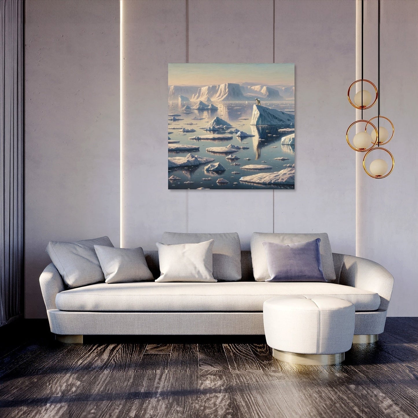 Arctic Elegance Canvas
