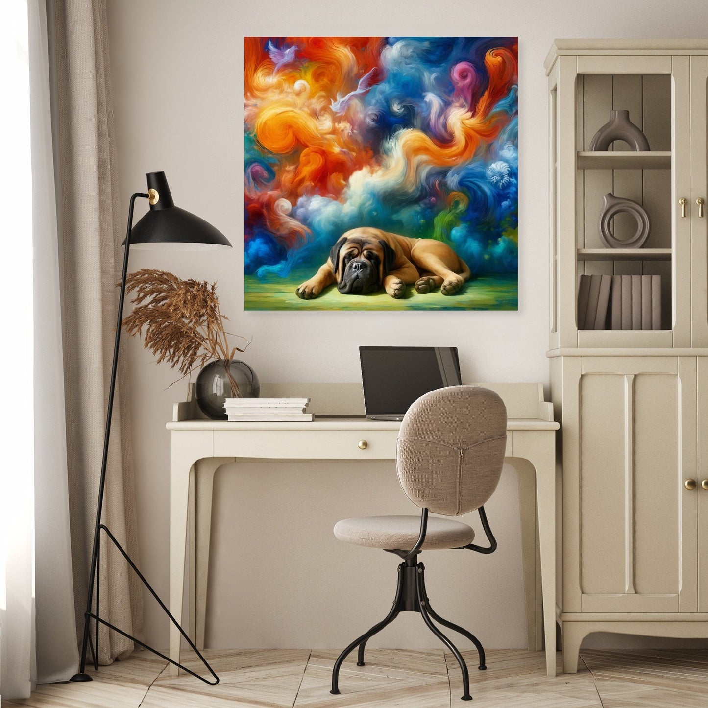 Dreamer's Realm Bullmastiff Canvas