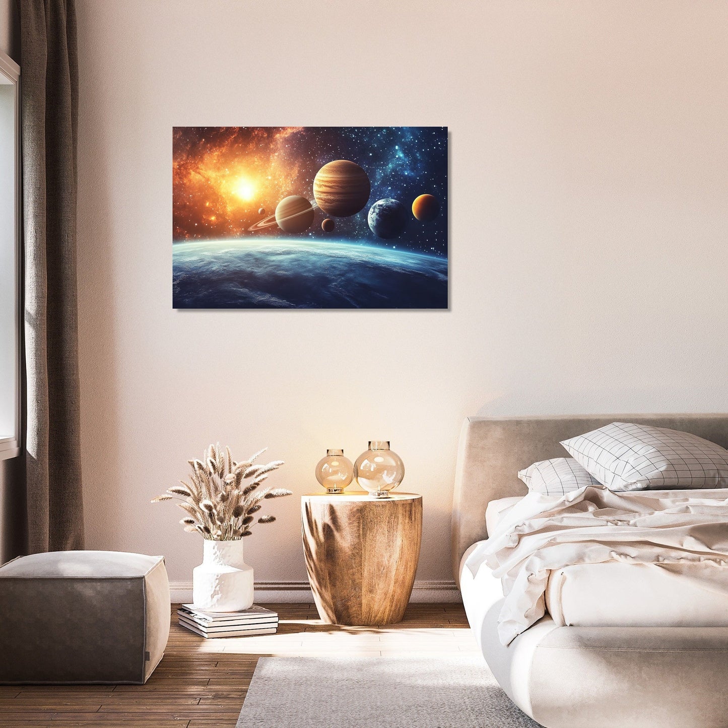 Planetary Elegance Canvas