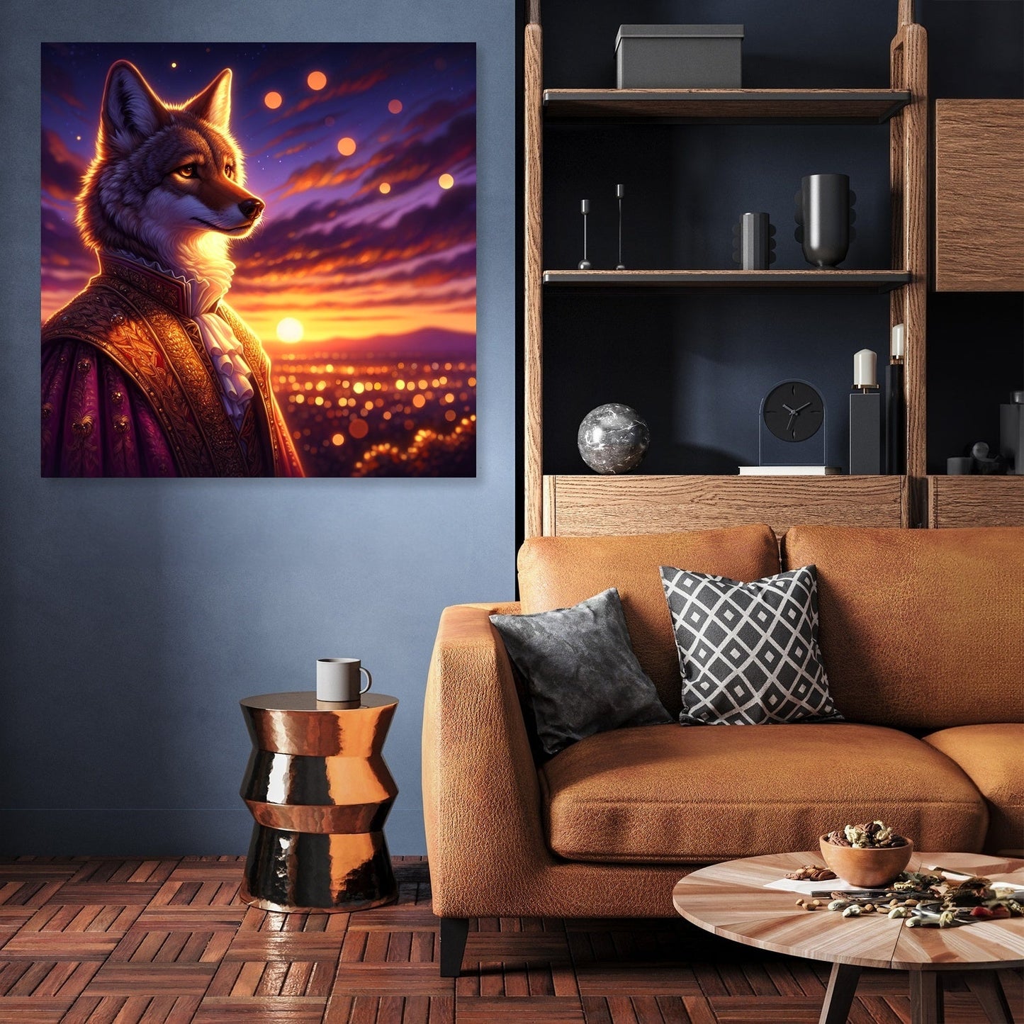 Dusk Majesty Coyote Canvas