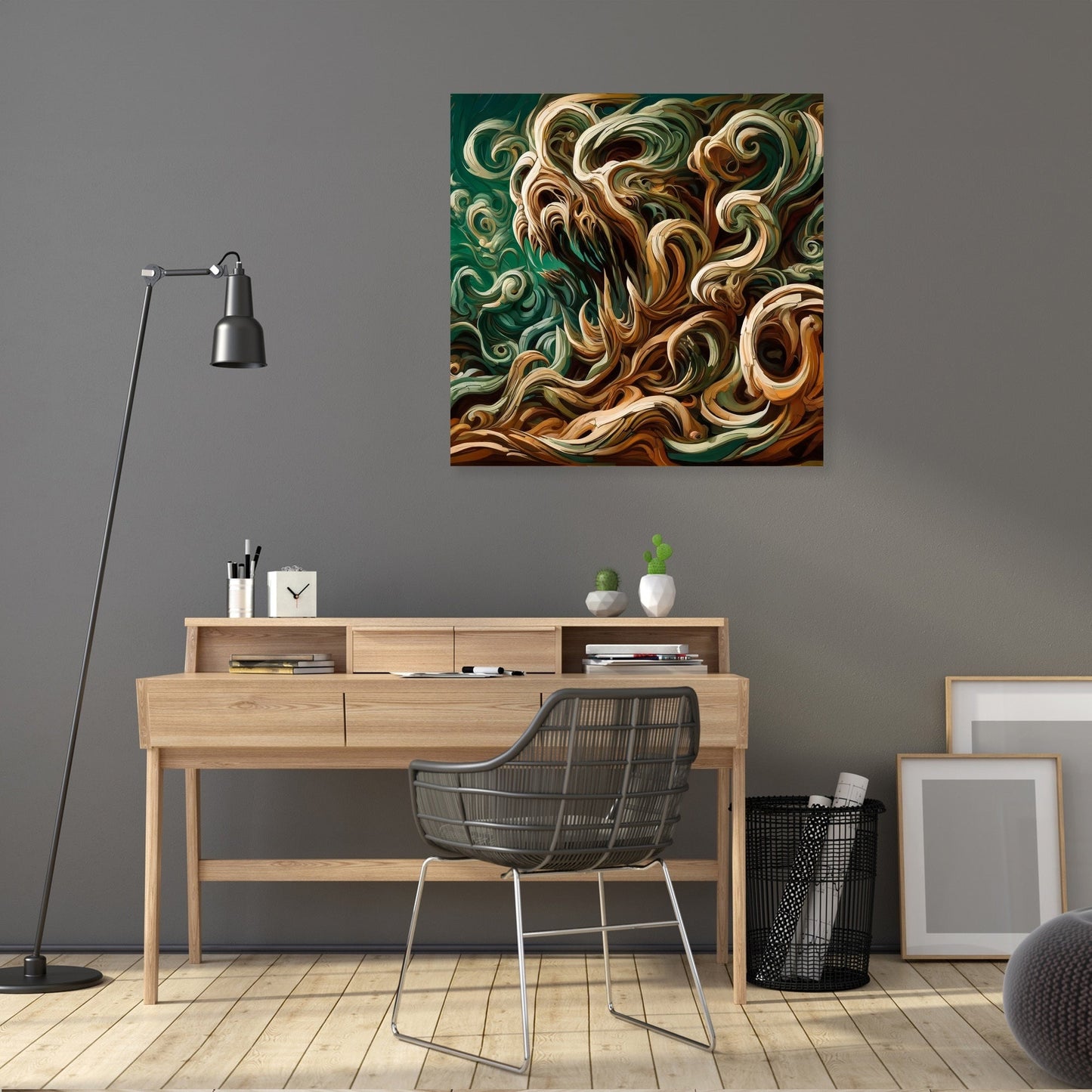 Disgust Distorted Canvas
