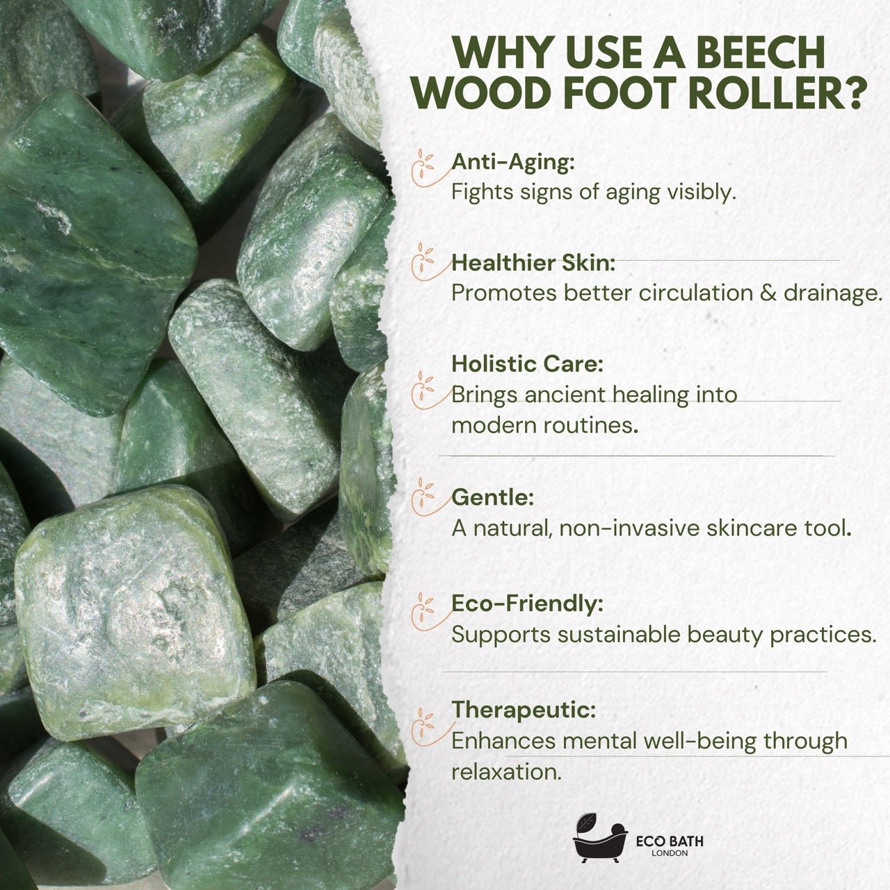 Eco Bath Jade Face Roller