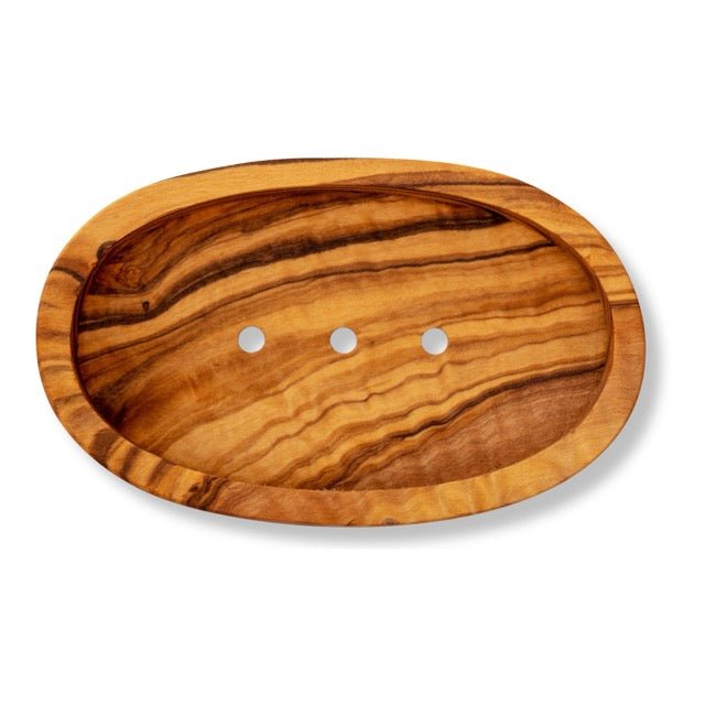 Eco Bath London Olive Wood Oval Soap Dish