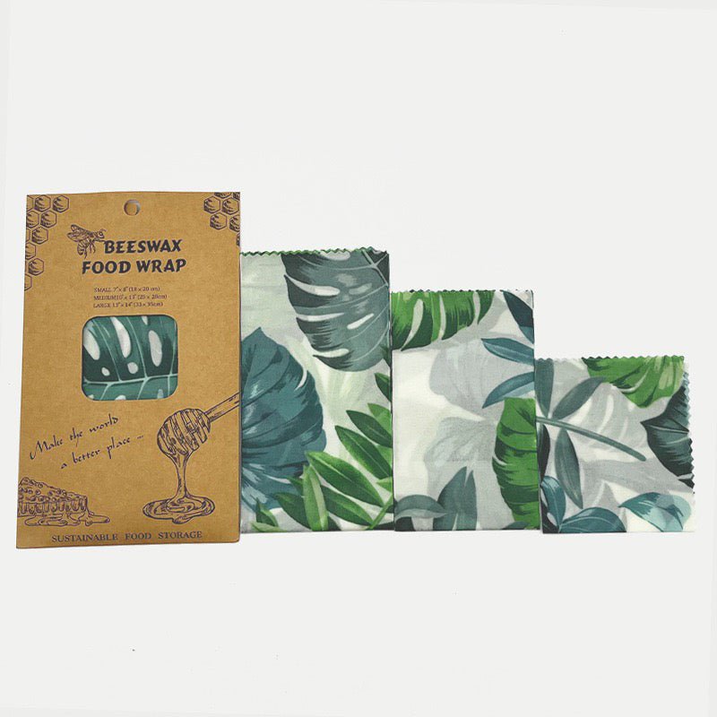 Beeswax Cloth Food Wraps (3 Pack)