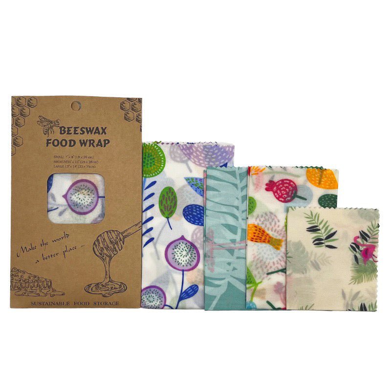 Beeswax Cloth Food Wraps (3 Pack)