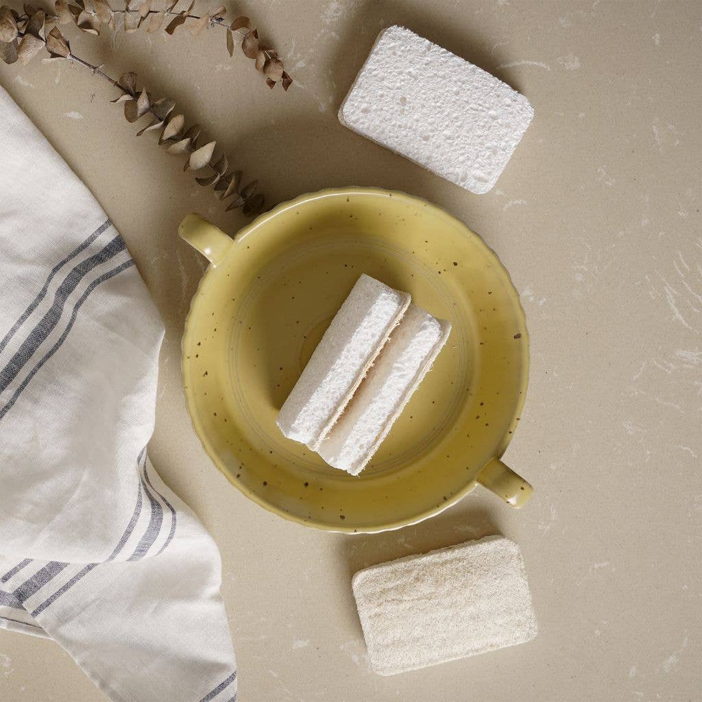 Dual Sided Eco Dish Sponges - 4 Pack