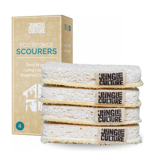 Dual Sided Eco Dish Sponges - 4 Pack