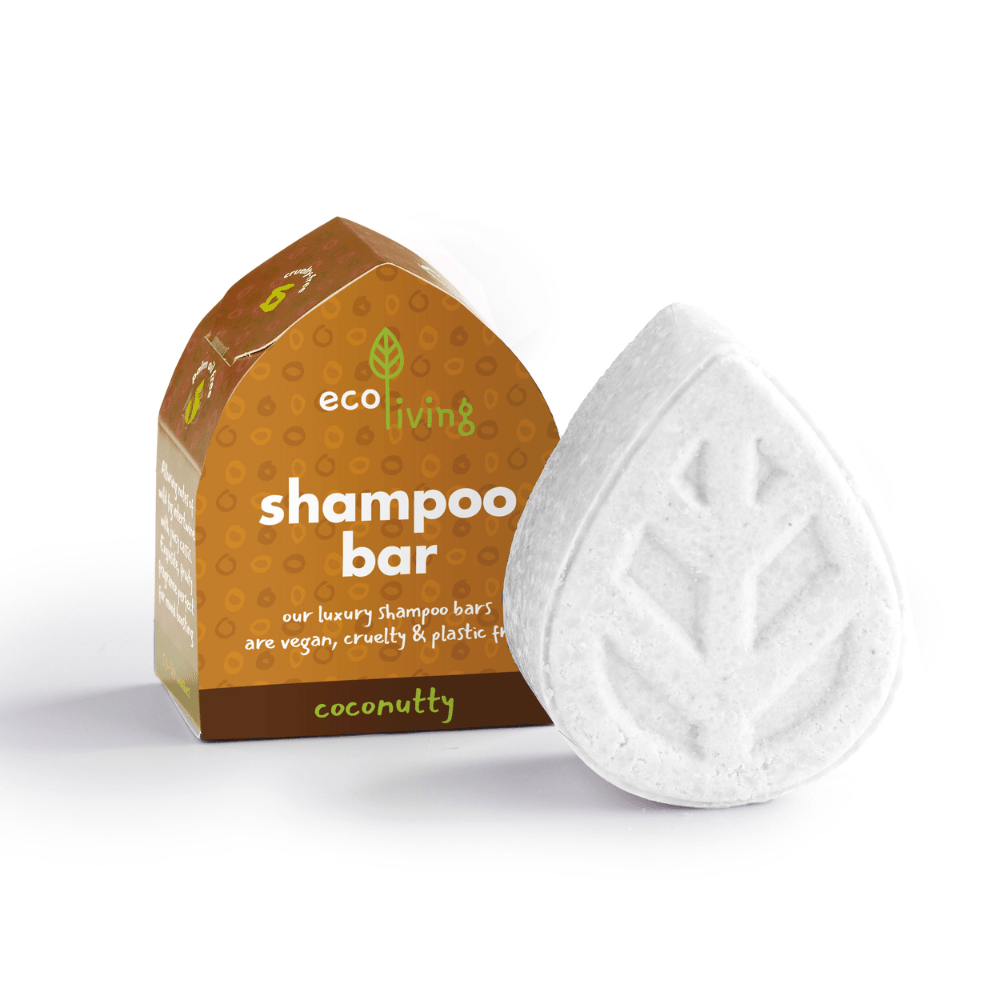 Eco Living Natural Shampoo Bar – Coconutty Scent, Vegan & Soap Free