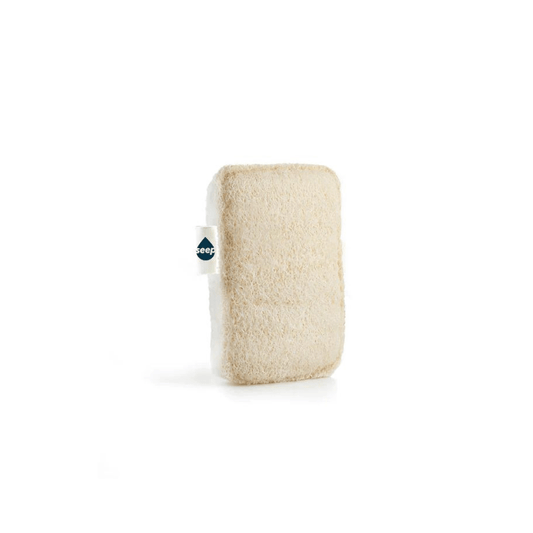 Eco Sponge Scourers 12-Pack | 1-Year Supply Plastic-Free Dish Sponges