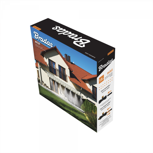 Garden Water Mist Kit, Black/Orange, 15m