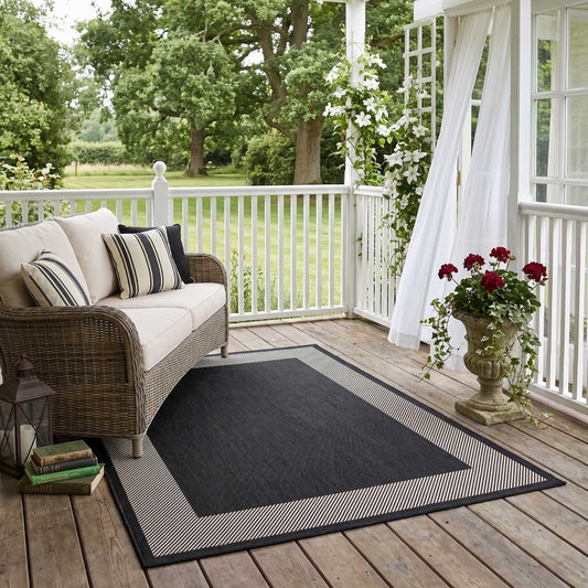 Ecology Outdoor Rug Black | 200bl