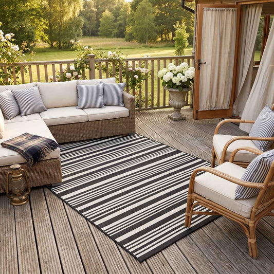 Ecology Outdoor Rug Black | 300bl
