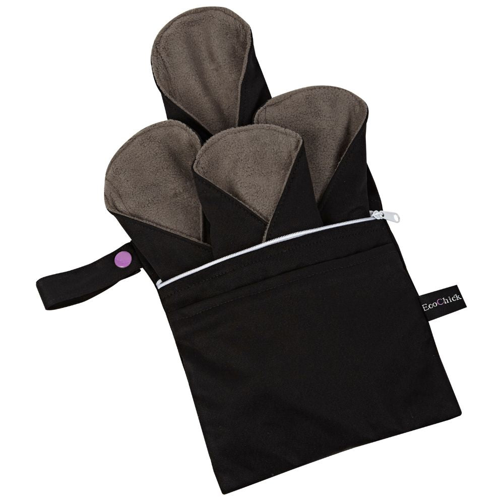 EcoChick Black Reusable Sanitary Pads