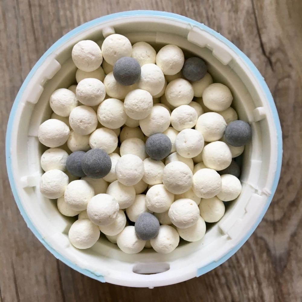 ECOEGG Laundry Egg Washing Detergent Refill Pellets Fresh Linen - Plastic Free Eco Washing Egg, 50 Washes