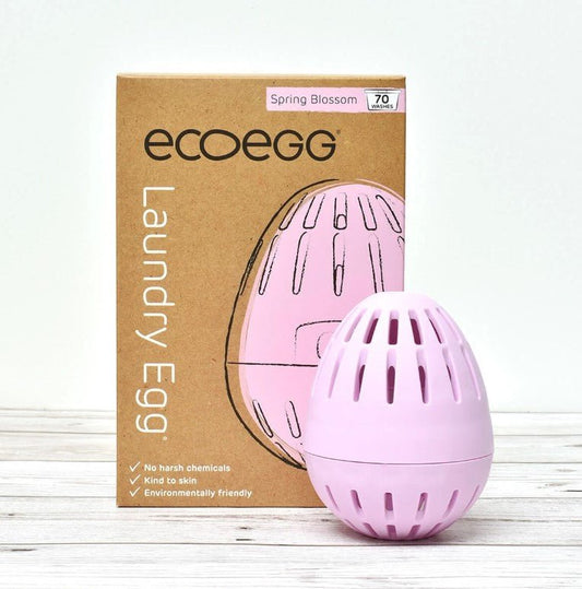 ECOEGG Laundry Washing Detergent Spring Blossom - Plastic Free Eco Washing Egg, 70 Washes