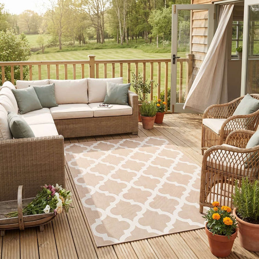Ecology Outdoor Rug Beige | 400b