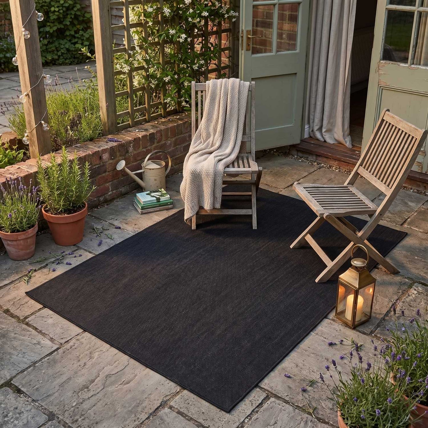 Ecology Outdoor Rug Black | 500B